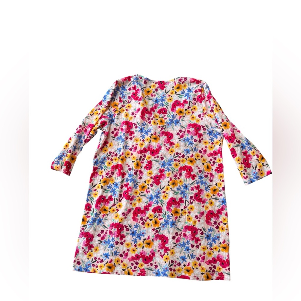 NWT‎ Ulla Popken US 12/14 EU 42/44 Spring Floral Short Sleeve Blouse 100% Cotton - Picture 5 of 5